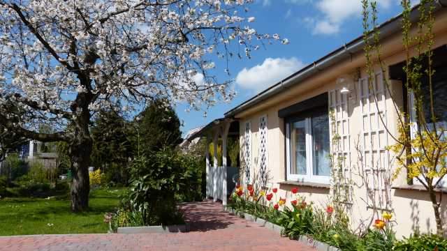 Ferienhaus in Rostock; eine AuÃenansicht